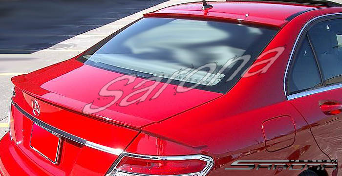 Custom Mercedes C Class Sedan Roof Wing (2008 - 2014) - $249.00 (Manufacturer Sarona, Part #MB-027-RW)